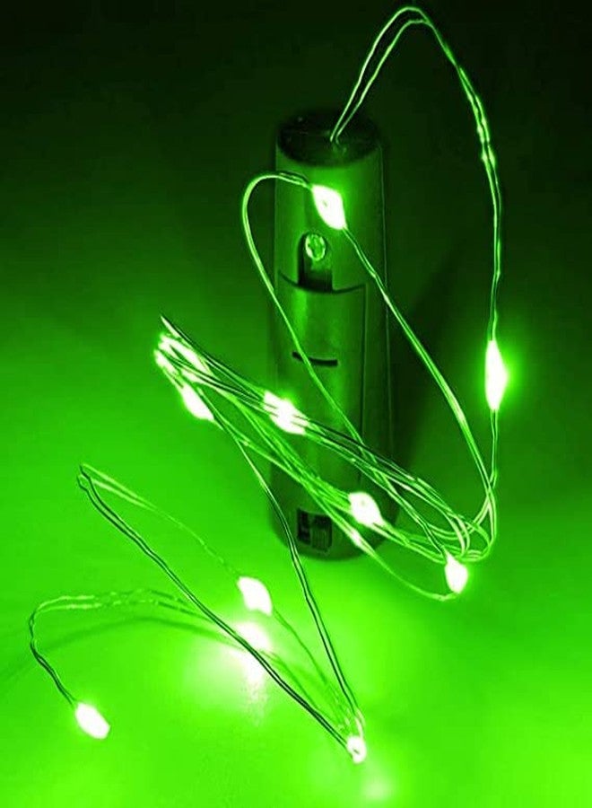 Lexton Cork Light | Bottle Light | Green Copper String Light | Cork String Light | 10 Pieces | for Valentine's Day, Room décor, Birthdays, Party,Diwali - Image 2